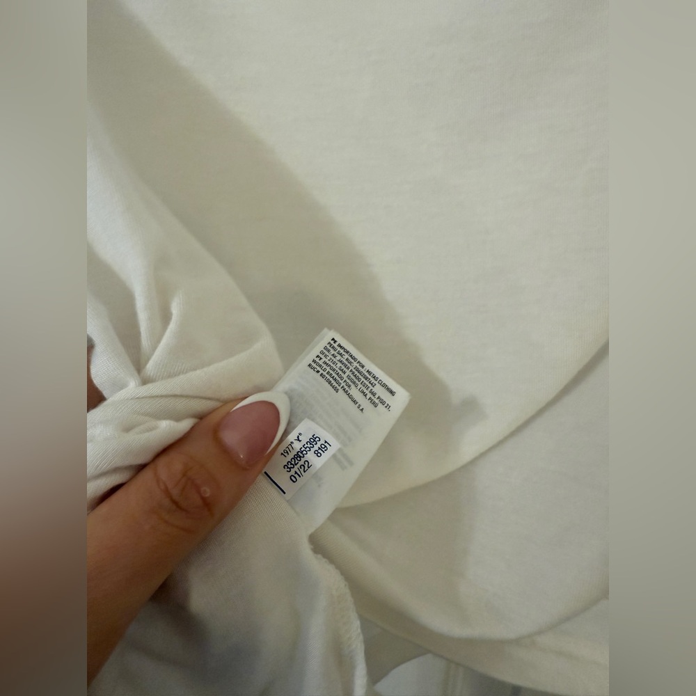 American Eagle Outfitters Soft & Sexy Cropped White Short Sleeve Tee - Picture 10 of 10